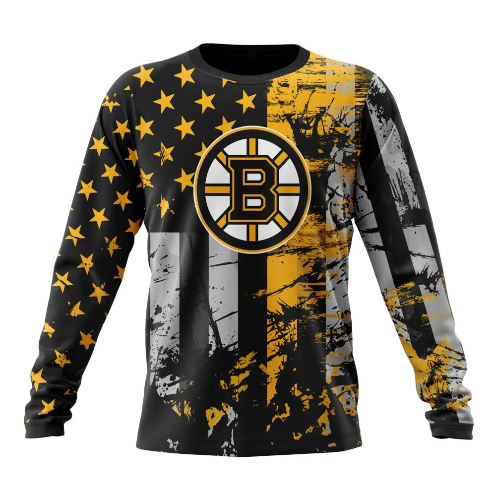 Boston Bruins | Specialized Jersey For America Long Sleeved Sweatshirt 