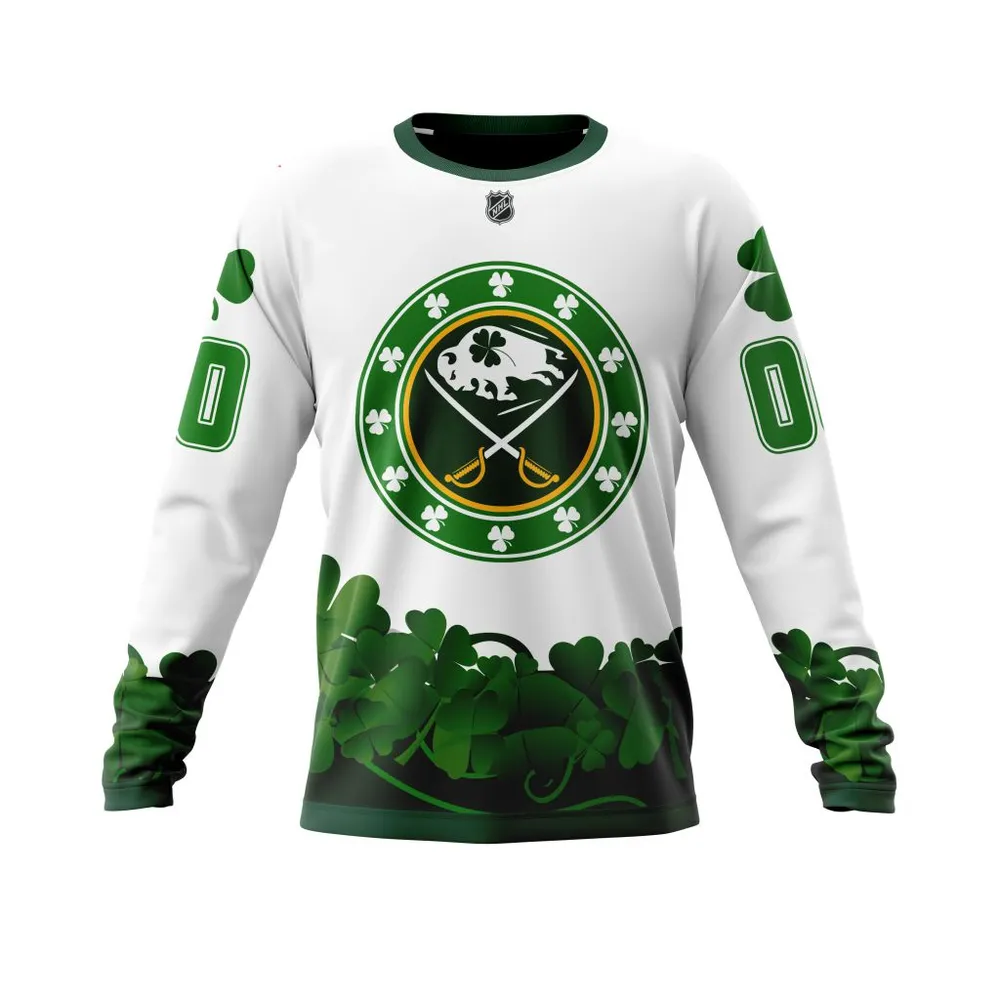 Buffalo Sabres | Happy St.Patrick Days Jersey V0522 Long Sleeved Sweatshirt 