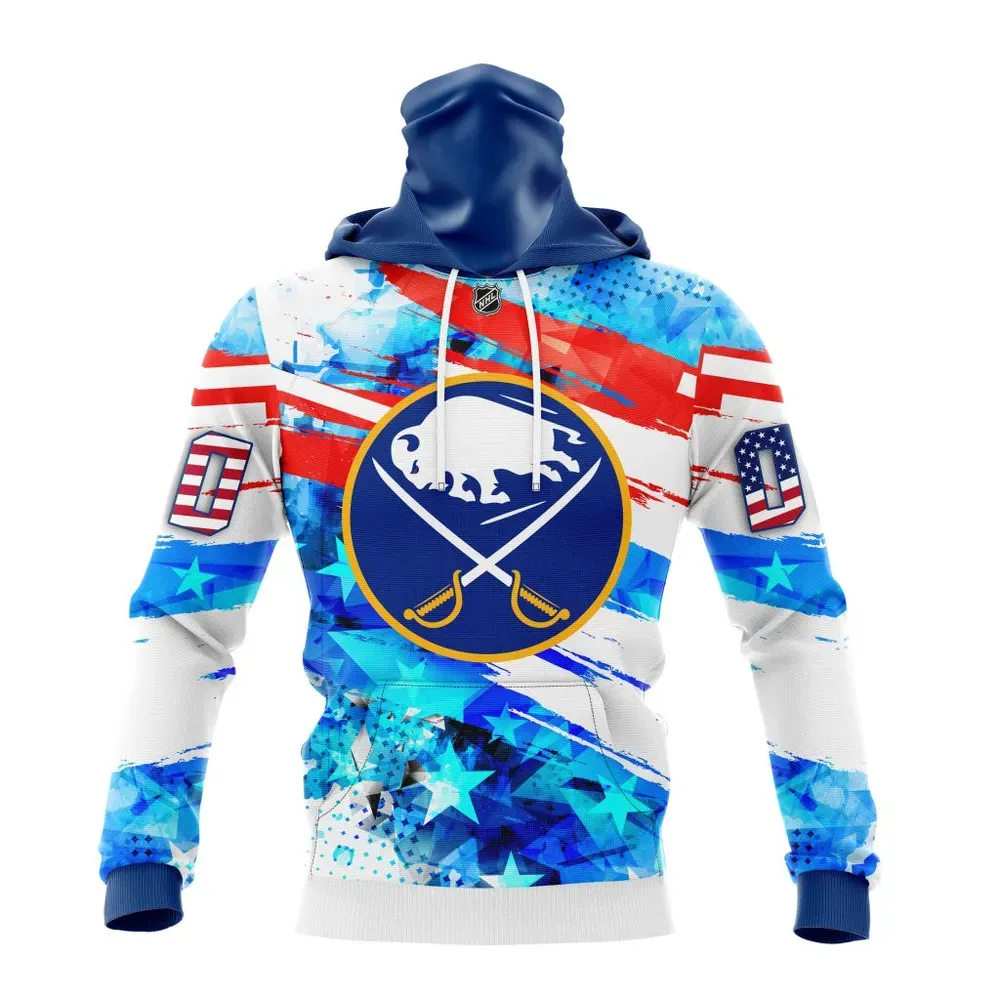 Buffalo Sabres | Special Concept For Independence Day St2201 Mask Hoodie