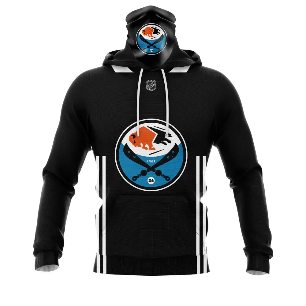 Buffalo Sabres | Specialized Concepts Val James Night Jersey Mask Hoodie