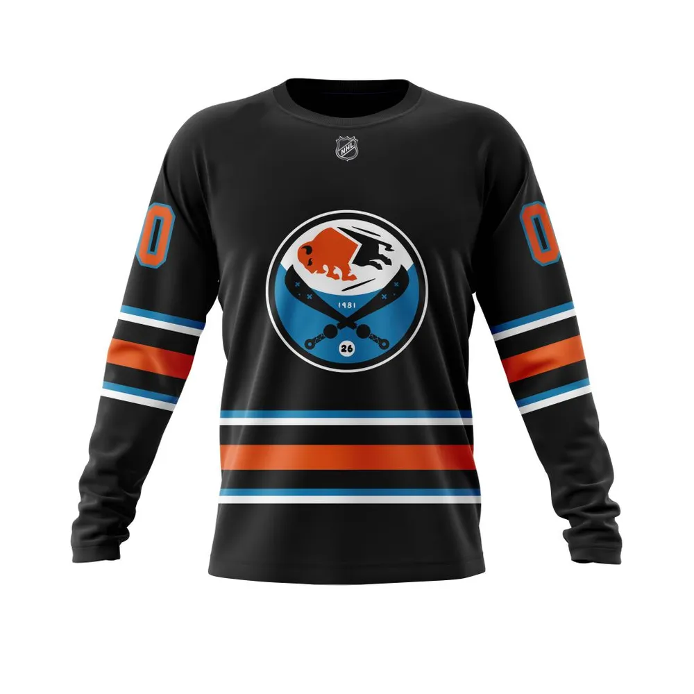 Buffalo Sabres | Specialized Concepts Val James Night Jersey V1 Long Sleeved Sweatshirt 