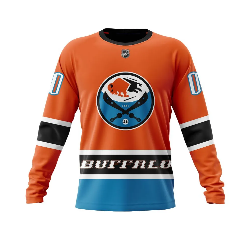 Buffalo Sabres | Specialized Concepts Val James Night Jersey V2 Long Sleeved Sweatshirt 