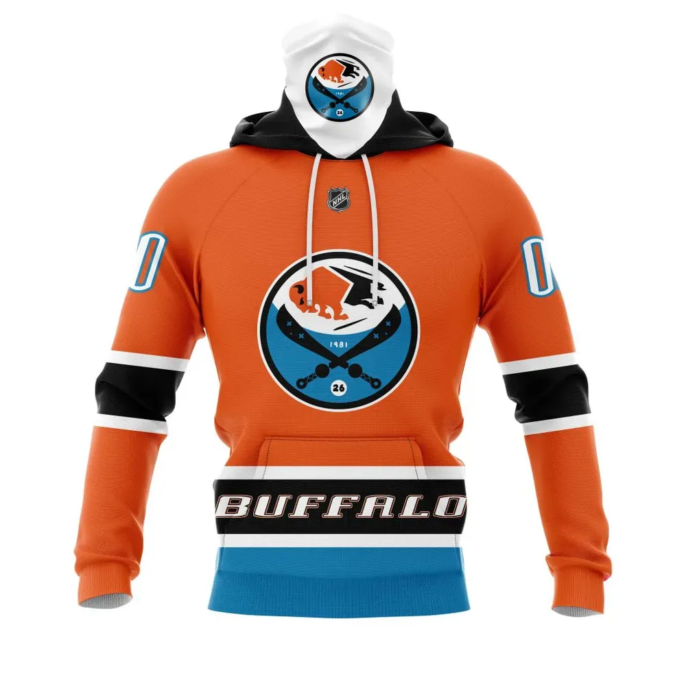 Buffalo Sabres | Specialized Concepts Val James Night Jersey V2 Mask Hoodie