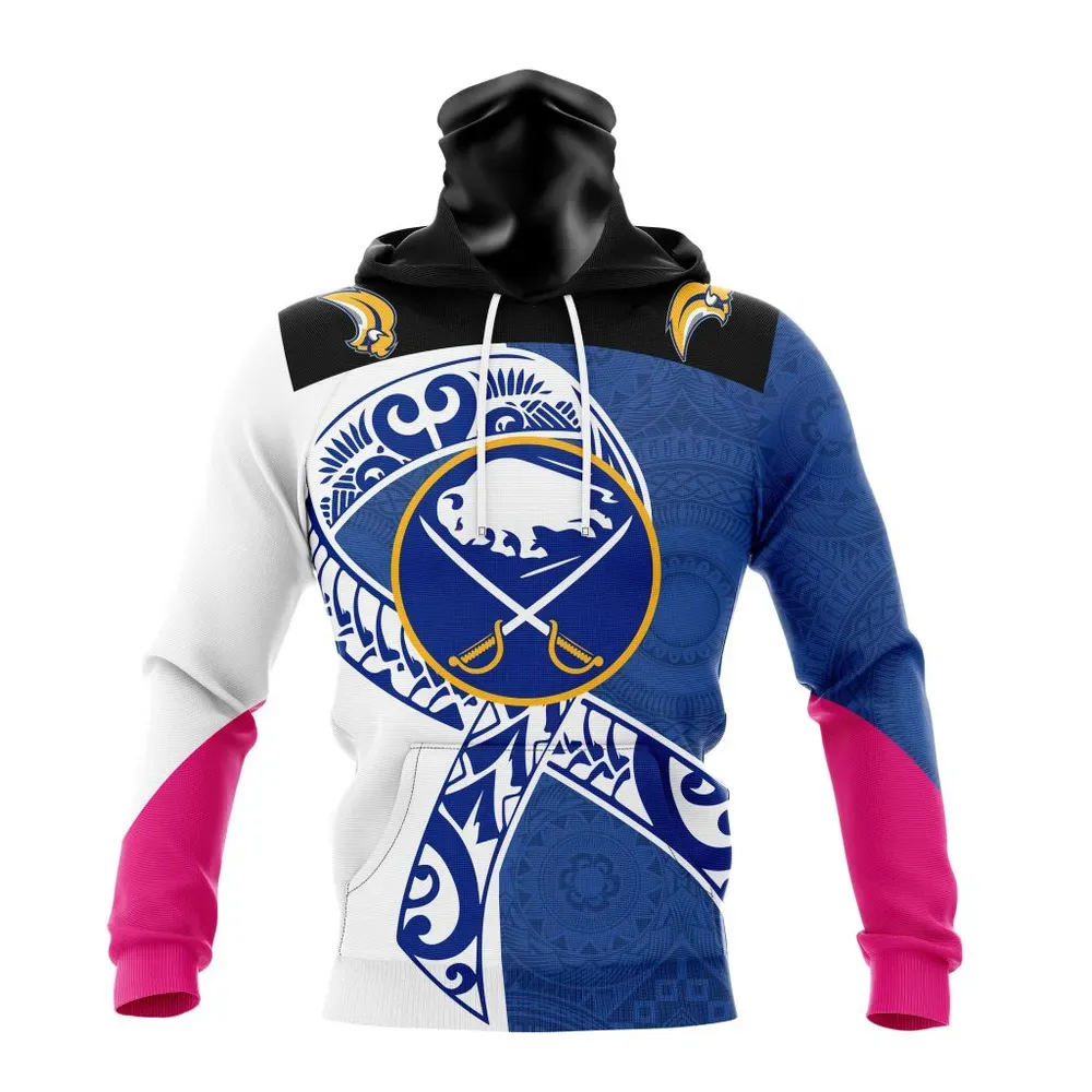 Buffalo Sabres | Specialized Samoa Fights Cancer Jersey Mask Hoodie