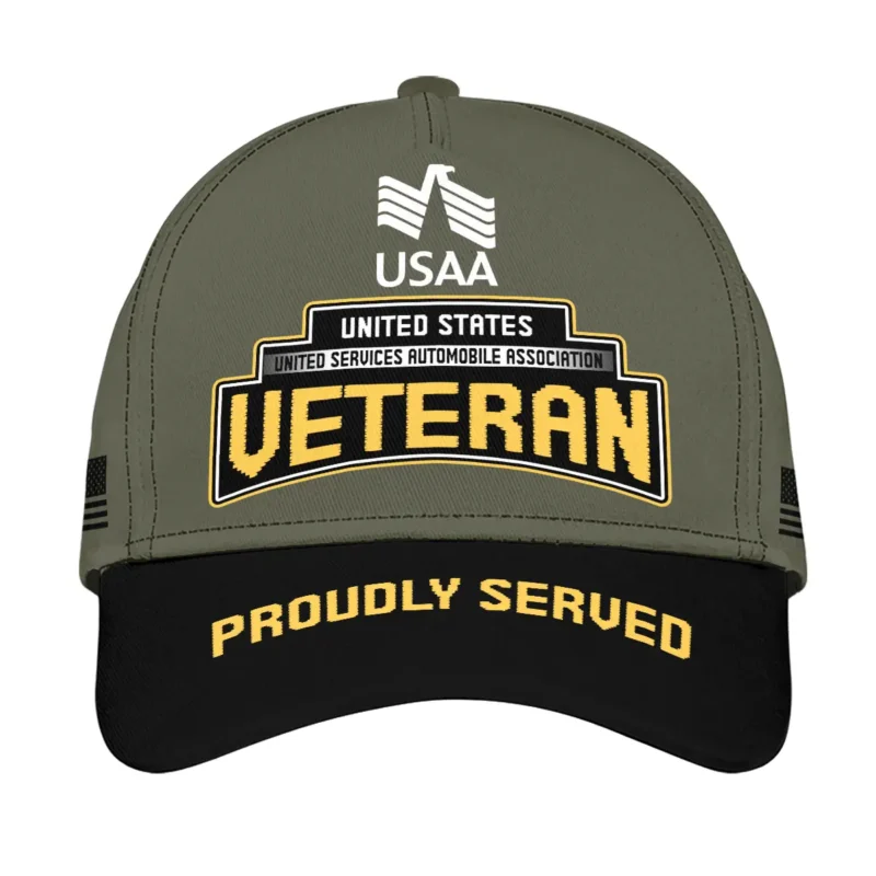 Proudly Served United Services Automobile Association Veteran Baseball Cap All Over Print BLVTR11924BUSAA