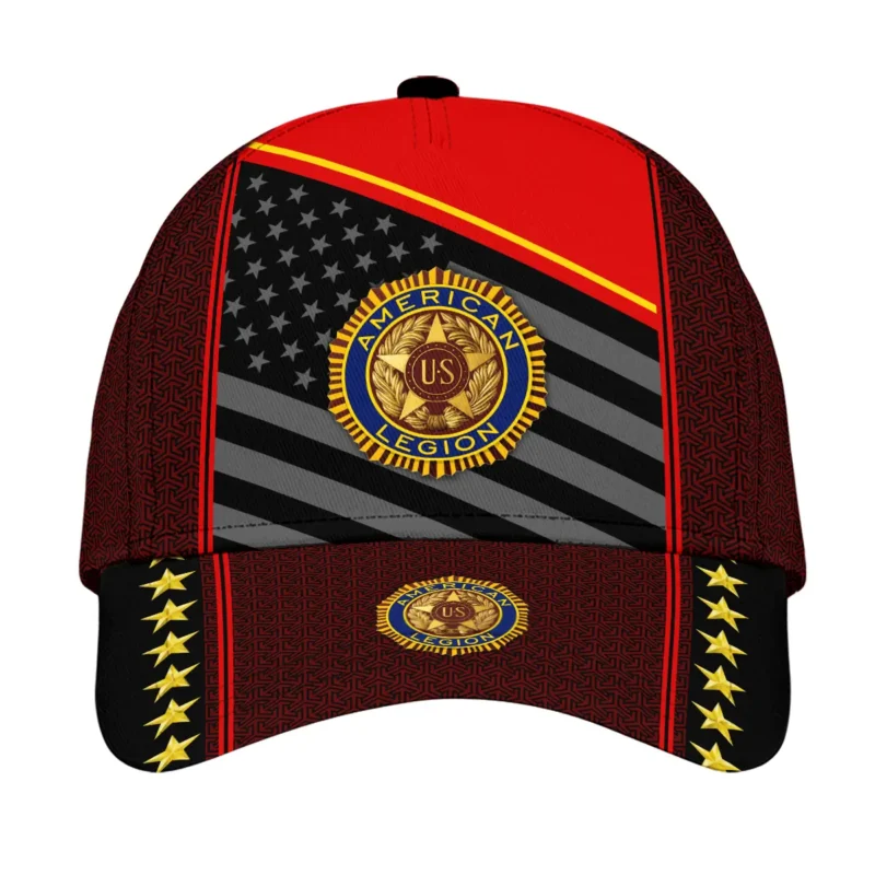 American Legion Veteran Baseball Cap All Over Print BLVTR11924GAL