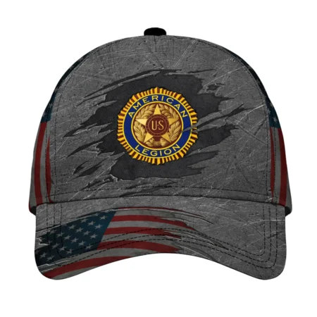 American Legion Veteran Baseball Cap All Over Print BLVTR11924IAL