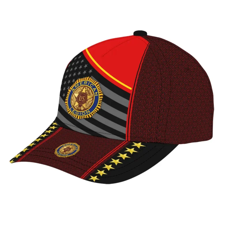 American Legion Veteran Baseball Cap All Over Print BLVTR11924GAL