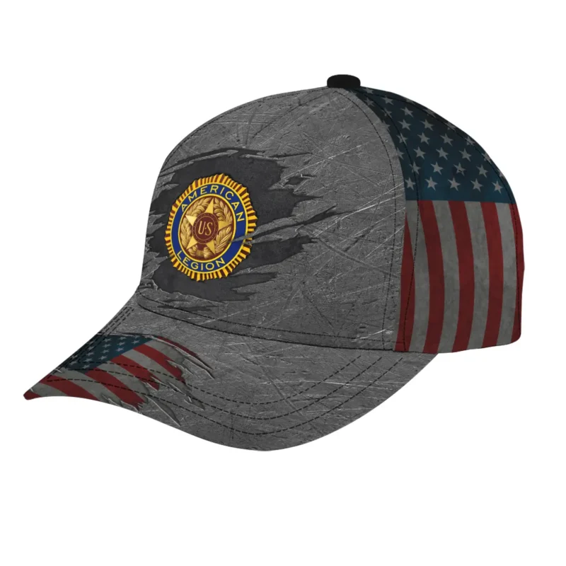 American Legion Veteran Baseball Cap All Over Print BLVTR11924IAL