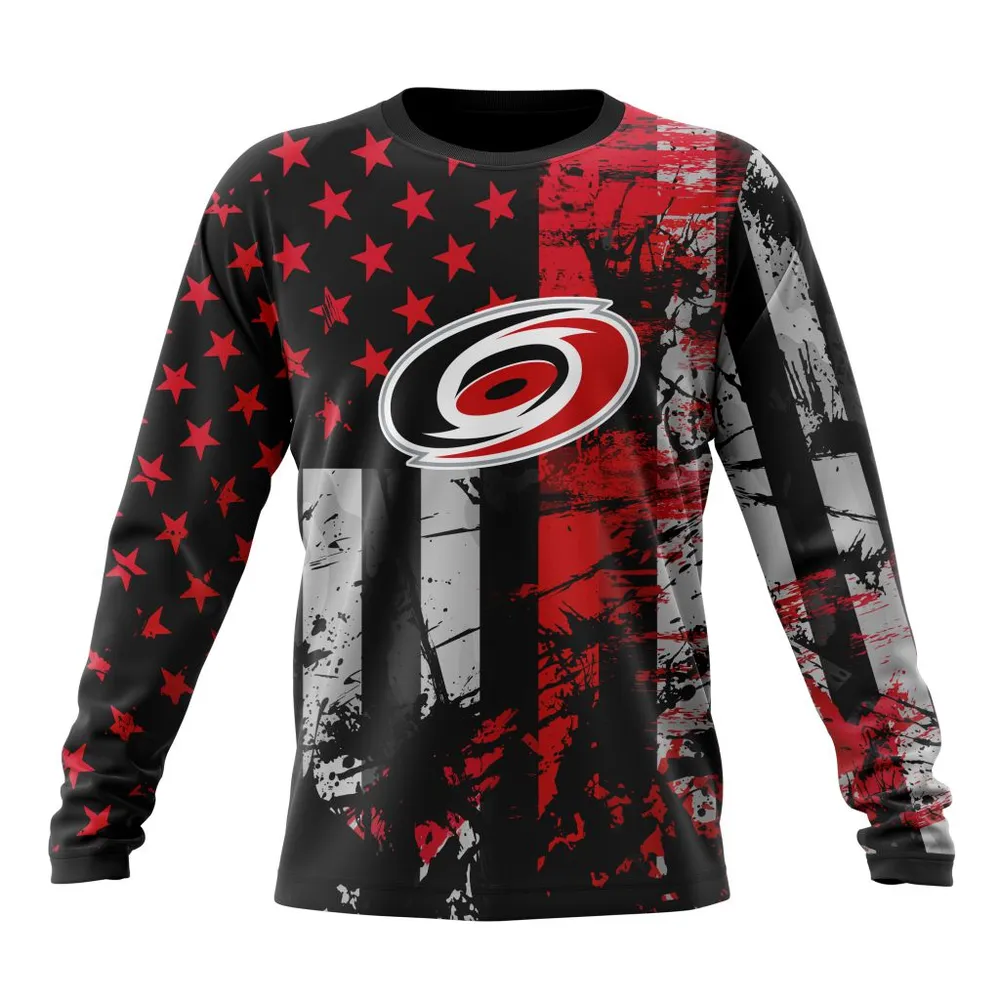 Carolina Hurricanes | Specialized Jersey For America Long Sleeved Sweatshirt 