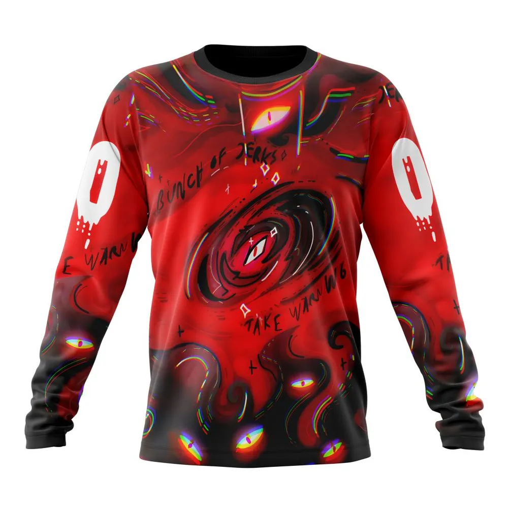 Carolina Hurricanes | Specialized Jersey For Halloween Night Long Sleeved Sweatshirt 