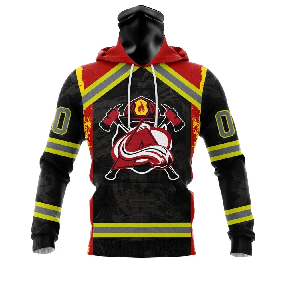 Colorado Avalanche | Honnor Firefighter V0322 Mask Hoodie