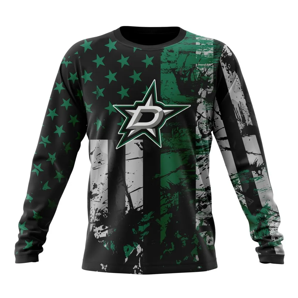 Dallas Stars | Specialized Jersey For America Long Sleeved Sweatshirt 