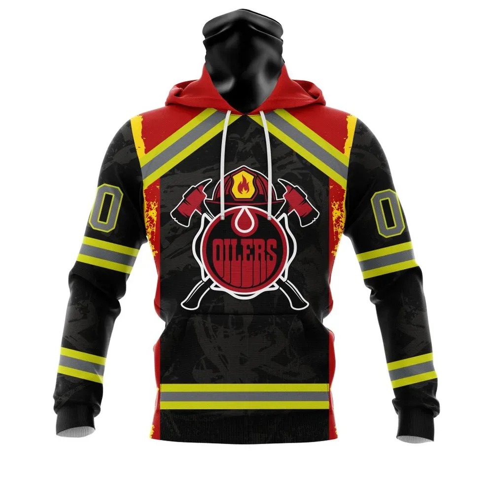 Edmonton Oilers | Honnor Firefighter V0322 Mask Hoodie