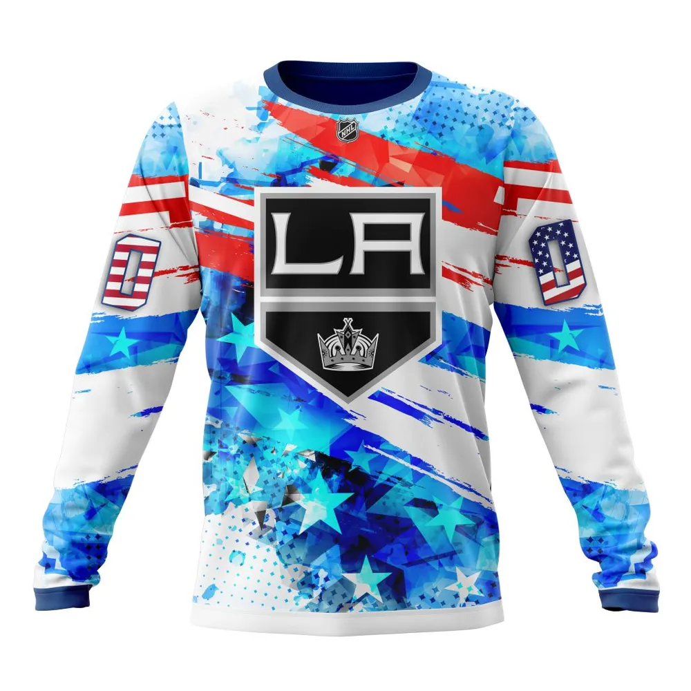 Los Angeles Kings | Special Concept For Independence Day St2201 Long Sleeved Sweatshirt 