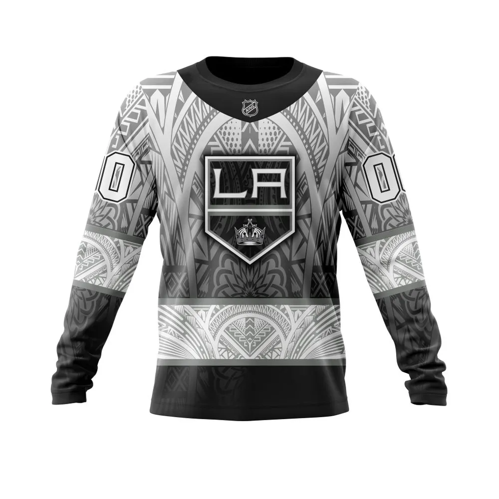 Los Angeles Kings | Specialized Native With Samoa Culture V0222 Long Sleeved Sweatshirt 