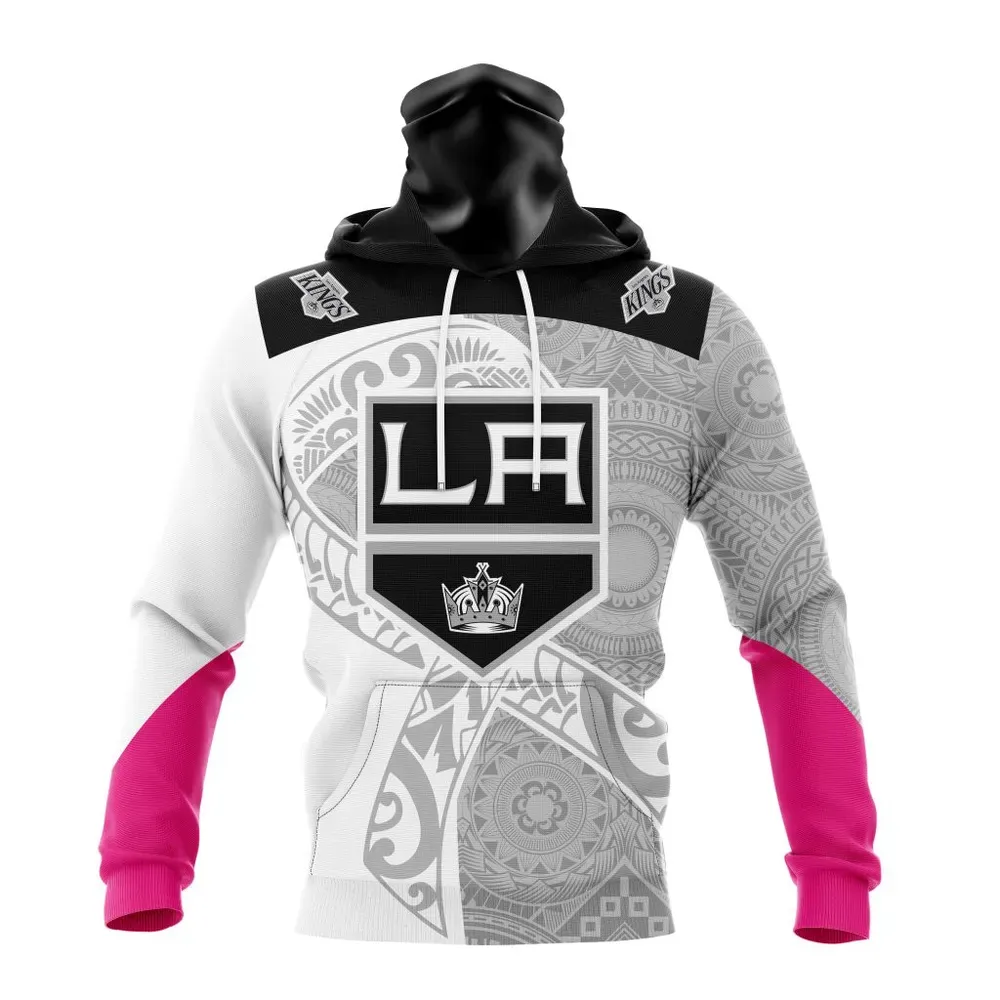 Los Angeles Kings | Specialized Samoa Fights Cancer Jersey Mask Hoodie