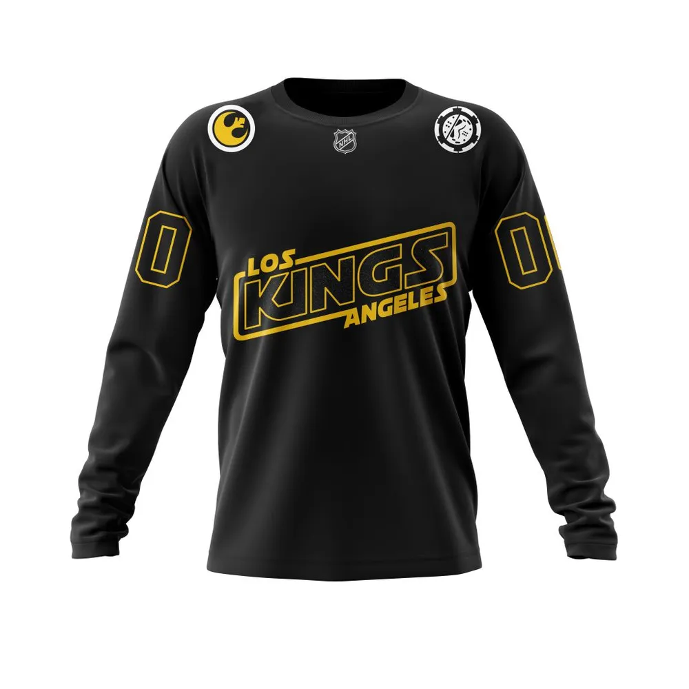 Los Angeles Kings | Specialized Star Wars May The 4Th Be With You V022 Long Sleeved Sweatshirt 