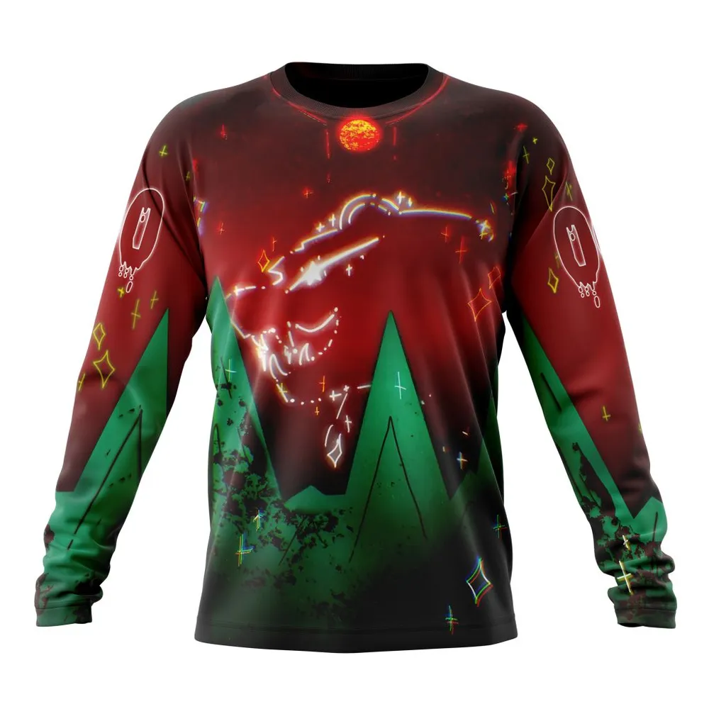 Minnesota Wild | Specialized Jersey For Halloween Night Long Sleeved Sweatshirt 