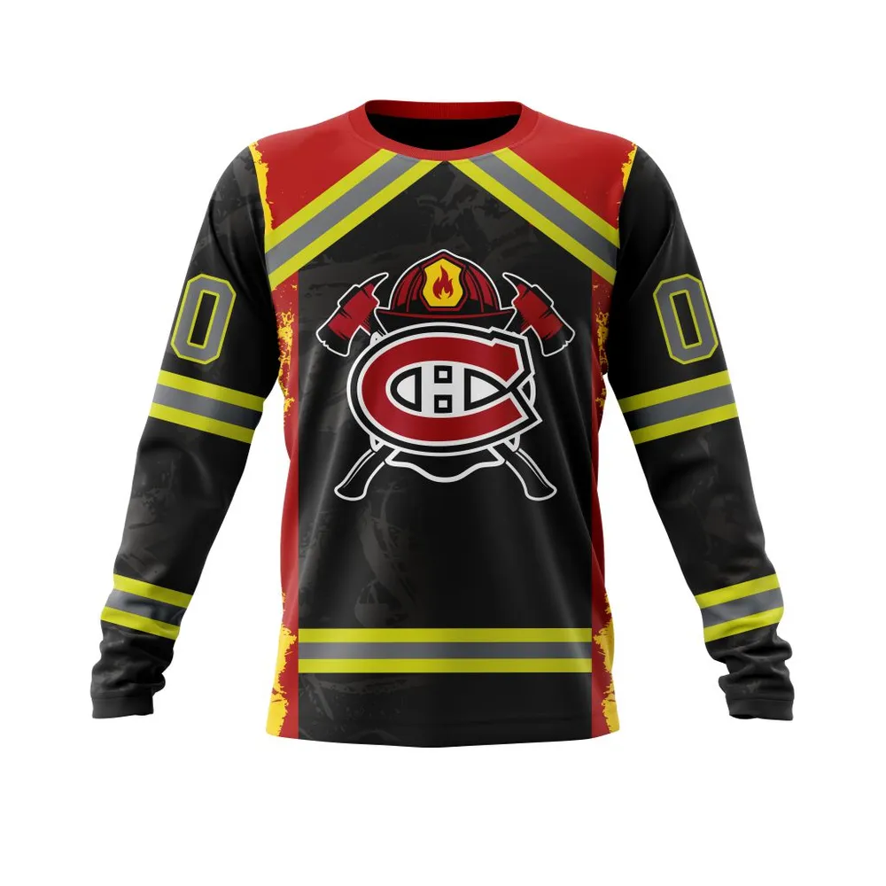 Montreal Canadiens | Honnor Firefighter V0322 Long Sleeved Sweatshirt 