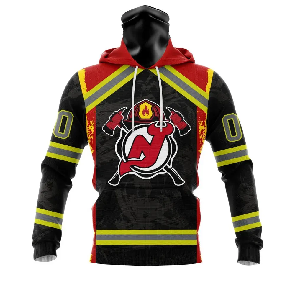 New Jersey Devils | Honnor Firefighter V0322 Mask Hoodie