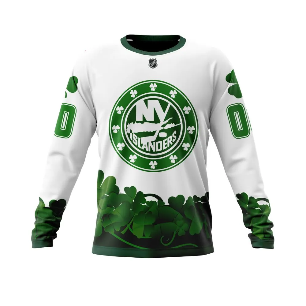 New York Islanders | Happy St.Patrick Days Jersey V0522 Long Sleeved Sweatshirt 