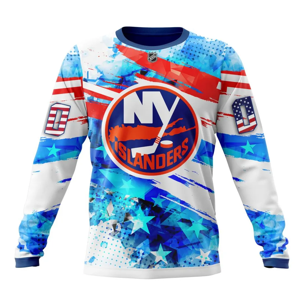 New York Islanders | Special Concept For Independence Day St2201 Long Sleeved Sweatshirt 