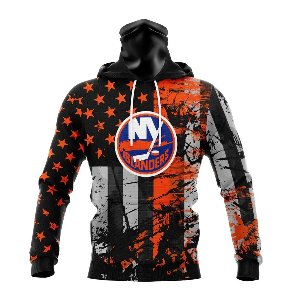 New York Islanders | Specialized Jersey For America Mask Hoodie