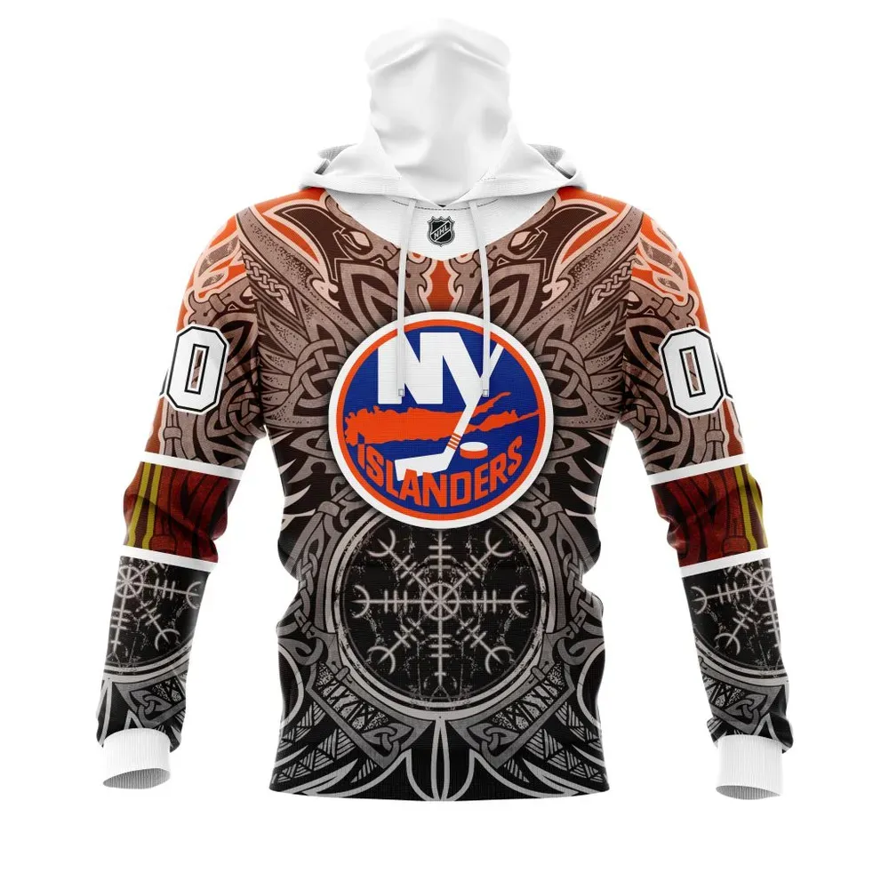 New York Islanders | Specialized Norse Viking Symbols St2201 Mask Hoodie