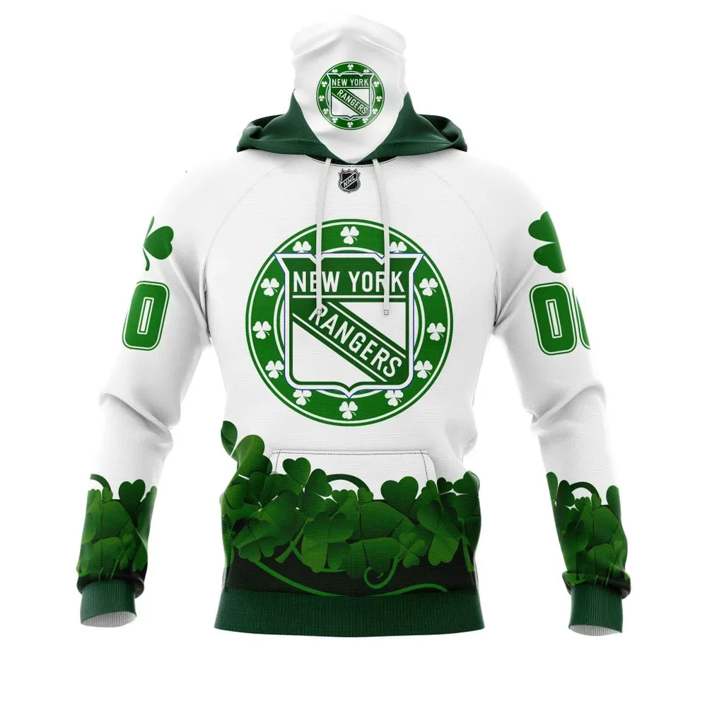 New York Rangers | Happy St.Patrick Days Jersey V0522 Mask Hoodie