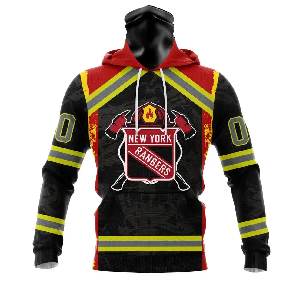 New York Rangers | Honnor Firefighter V0322 Mask Hoodie