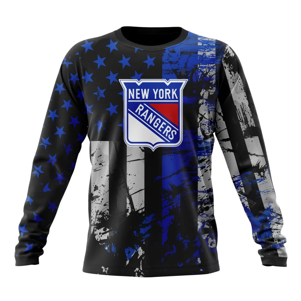 New York Rangers | Specialized Jersey For America Long Sleeved Sweatshirt 