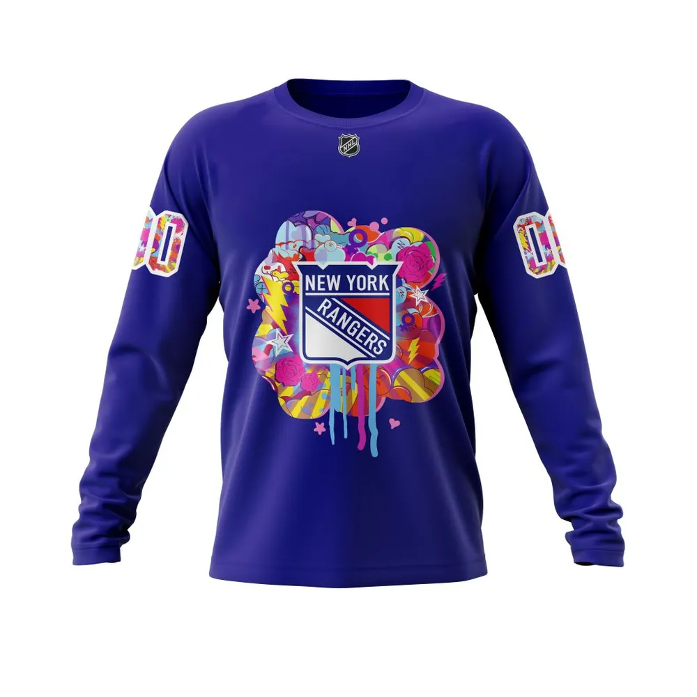 New York Rangers | Womenâ€™S Empowerment Night Long Sleeved Sweatshirt 