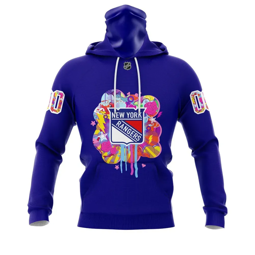 New York Rangers | Womenâ€™S Empowerment Night Mask Hoodie