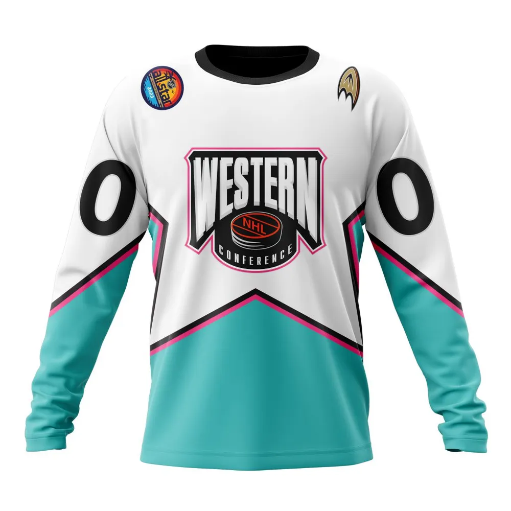 NHL Anaheim Ducks All-Star Western Conference 2023 Long Sleeved Sweatshirt 