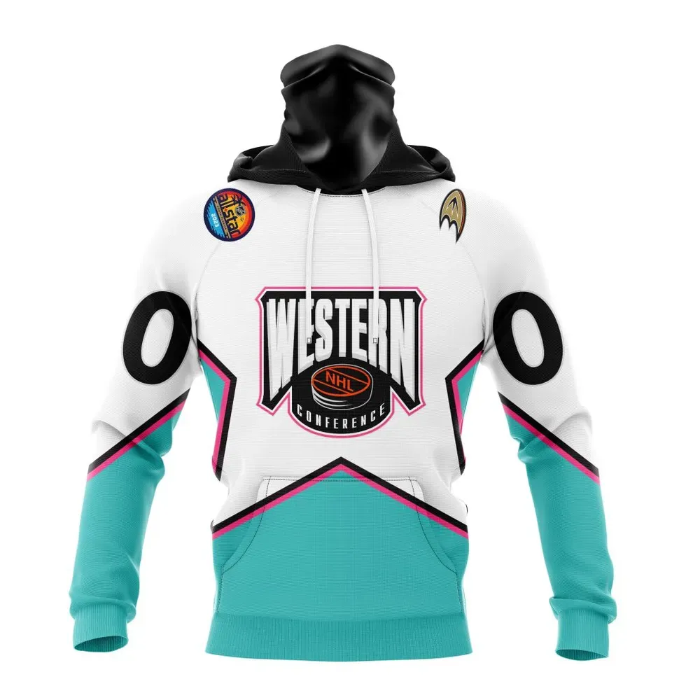 NHL Anaheim Ducks All-Star Western Conference 2023 Mask Hoodie