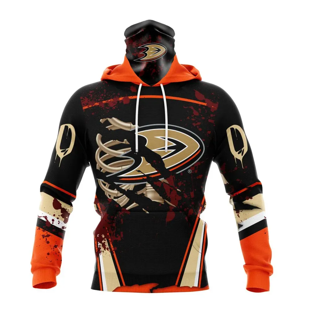 NHL Anaheim Ducks | Specialized Design Jersey With Your Ribs For Halloween Mask Hoodie