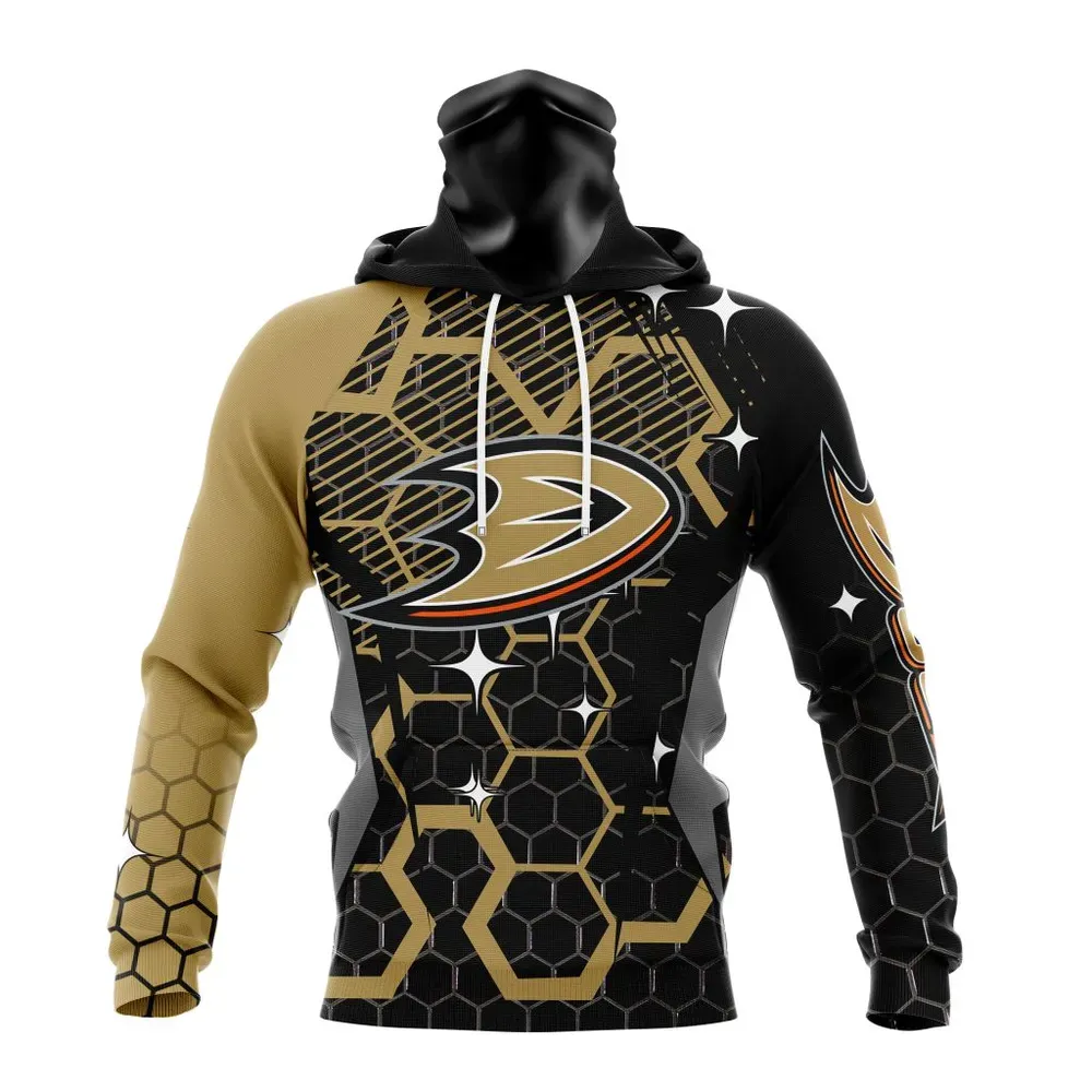 NHL Anaheim Ducks | Specialized Design With Motocross Syle V0222 Mask Hoodie