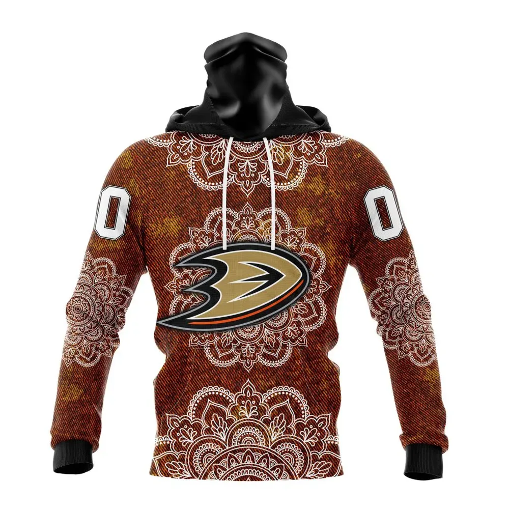 NHL Anaheim Ducks | Specialized Mandala Style St2201 Mask Hoodie