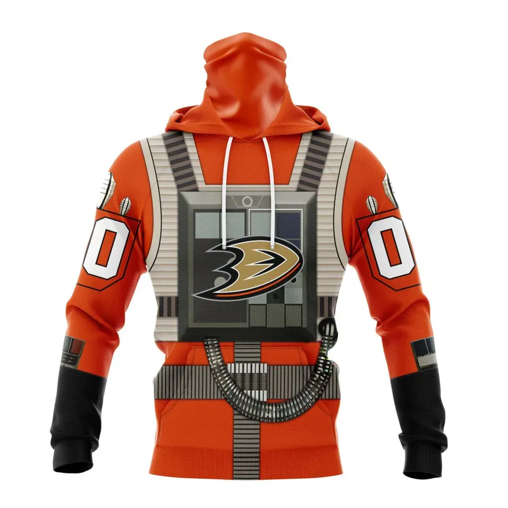 NHL Anaheim Ducks Star Wars Rebel Pilot Design St2201 Mask Hoodie