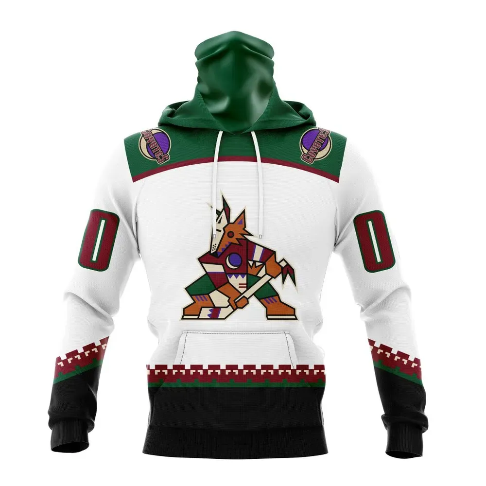 NHL Arizona Coyotes Away Kits Mask Hoodie