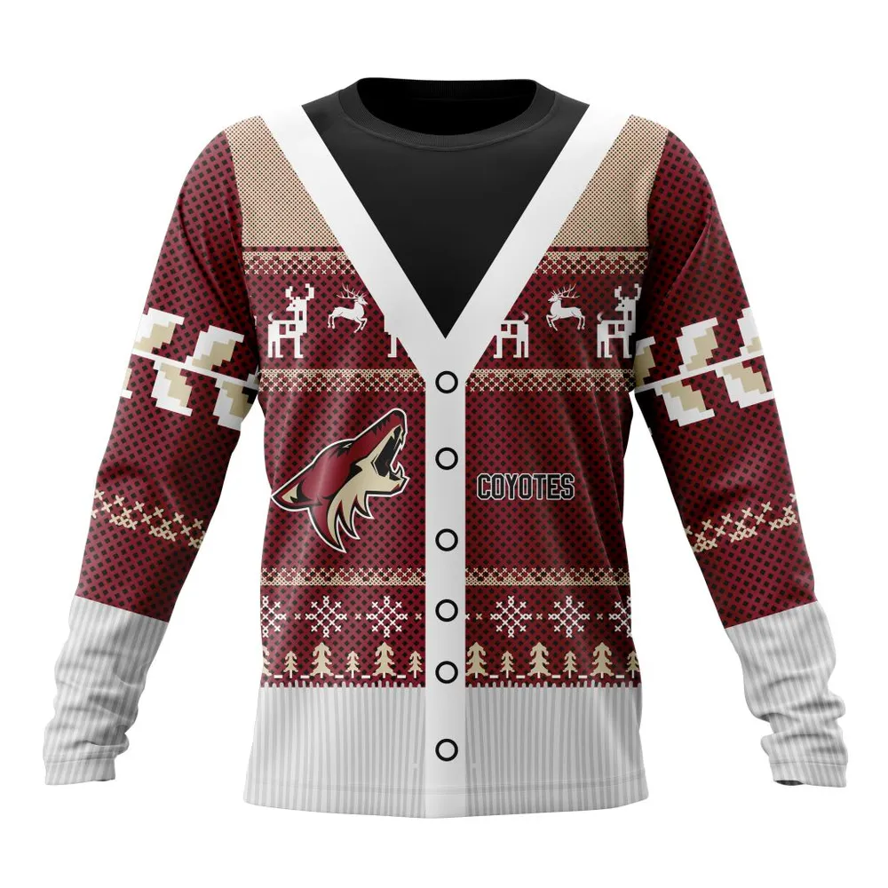 NHL Arizona Coyotes | Specialized Chrismas Season Long Sleeved Sweatshirt 