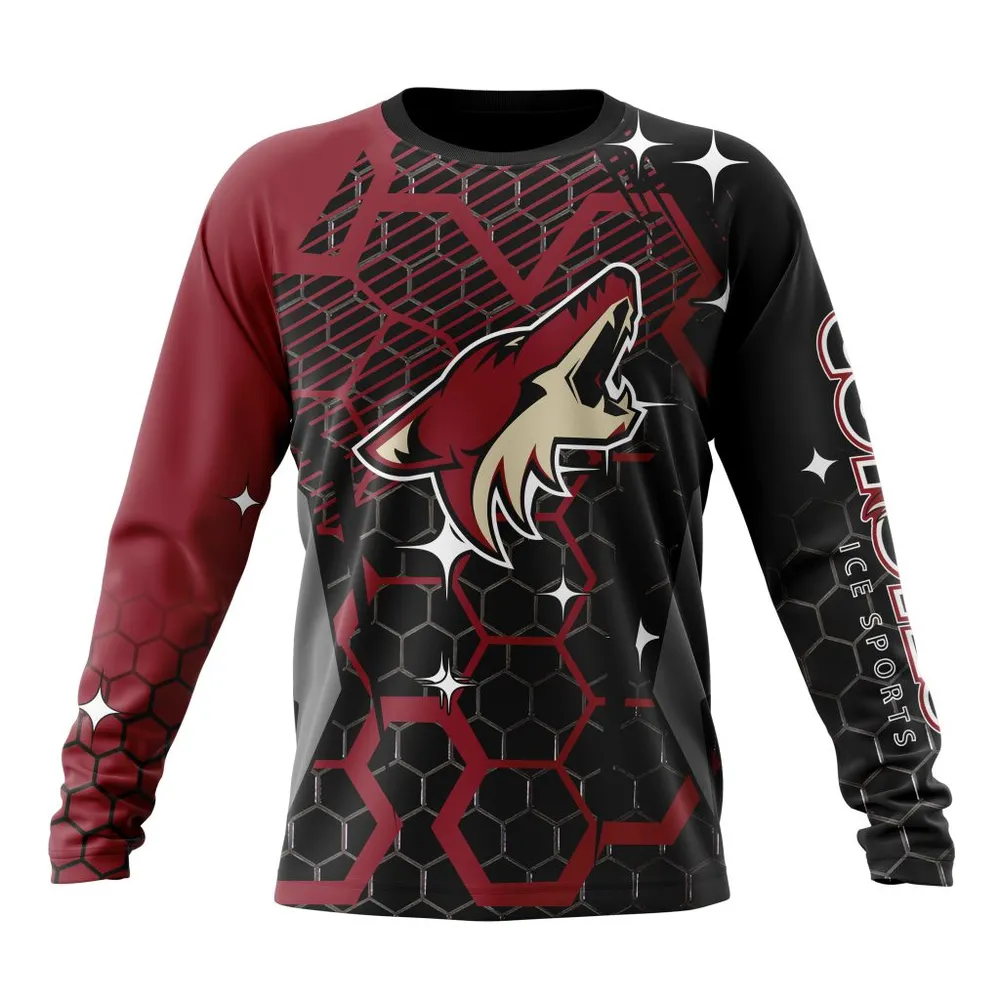 NHL Arizona Coyotes | Specialized Design With Motocross Syle V0222 Long Sleeved Sweatshirt 