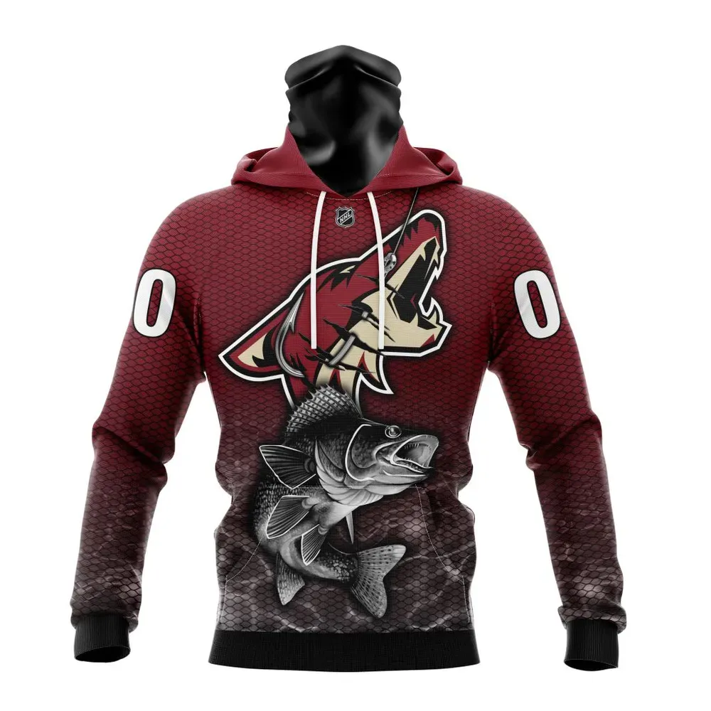 NHL Arizona Coyotes | Specialized Fishing Style St2201 Mask Hoodie