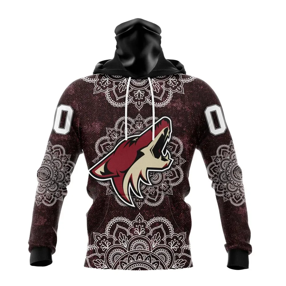 NHL Arizona Coyotes | Specialized Mandala Style St2201 Mask Hoodie