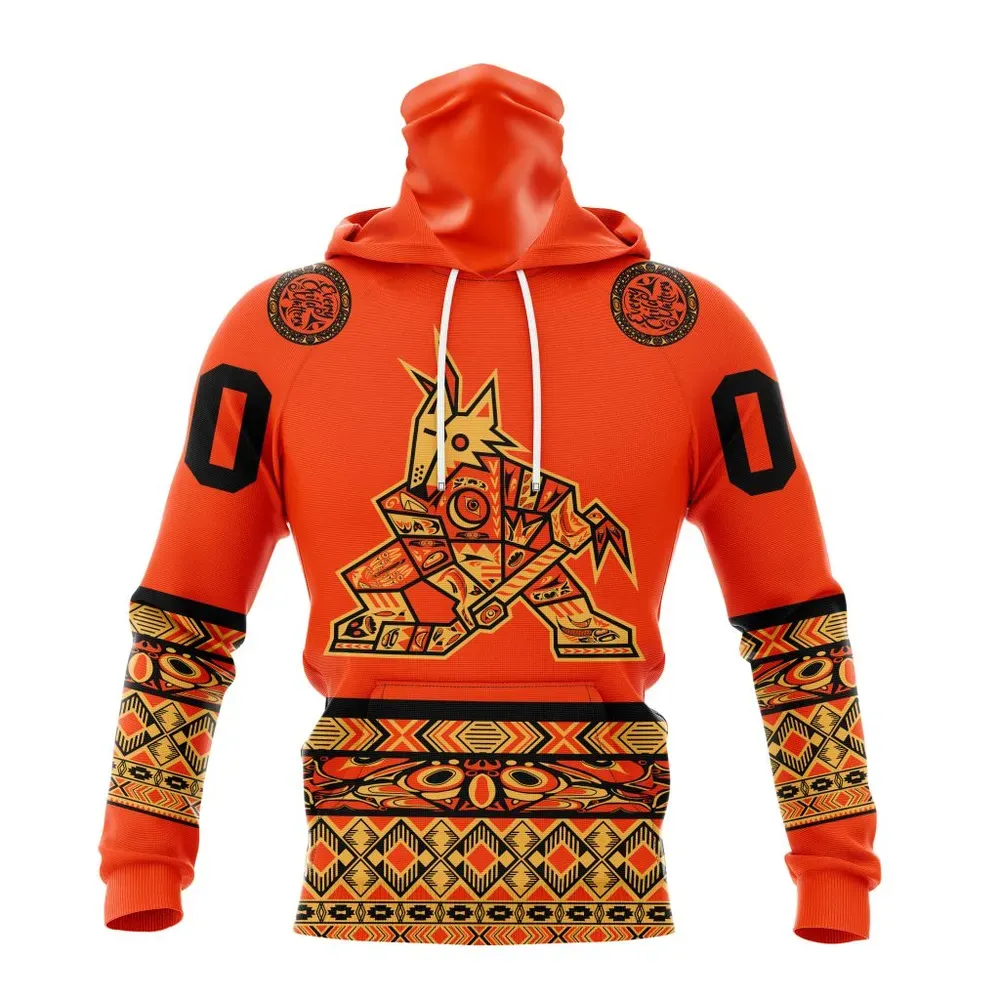 NHL Arizona Coyotes | Specialized National Day For Truth And Reconciliation Mask Hoodie