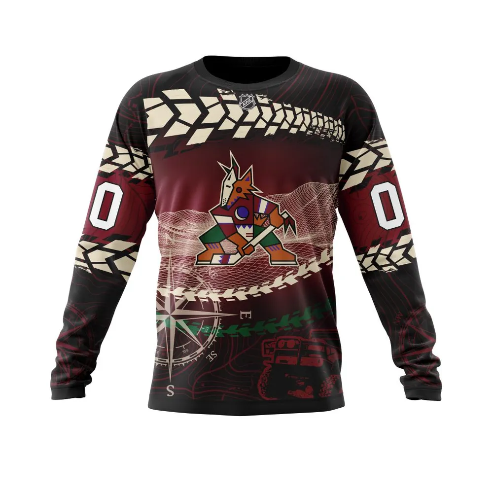 NHL Arizona Coyotes | Specialized Off Road Style St2201 Long Sleeved Sweatshirt 