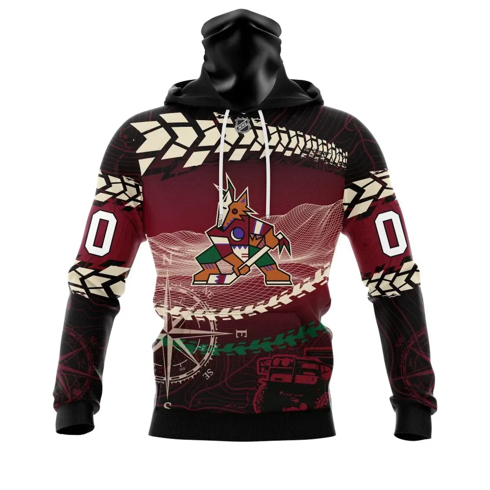 NHL Arizona Coyotes | Specialized Off Road Style St2201 Mask Hoodie