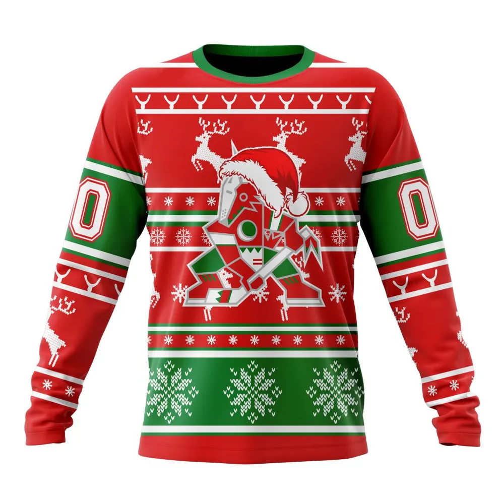 NHL Arizona Coyotes | Specialized Unisex Christmas Is Coming V02 Long Sleeved Sweatshirt 