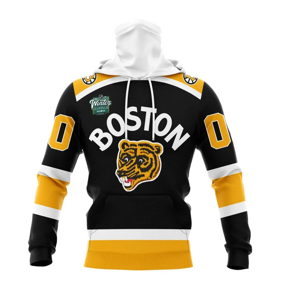 NHL Boston Bruins Winter Classic Concept Mask Hoodie